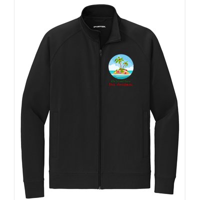 On Island Time This Christmas Vacation Stretch Full-Zip Cadet Jacket