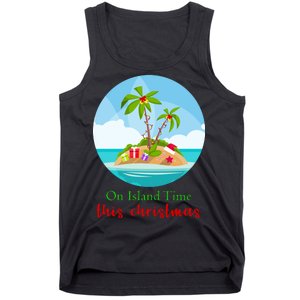 On Island Time This Christmas Vacation Tank Top