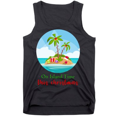 On Island Time This Christmas Vacation Tank Top