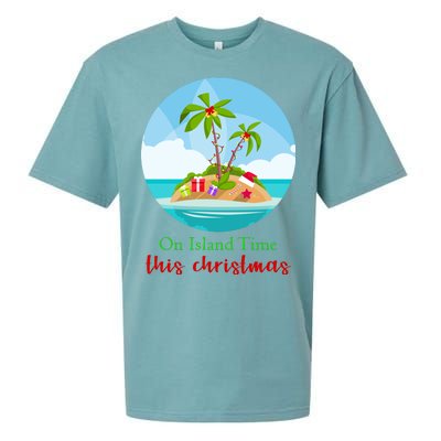 On Island Time This Christmas Vacation Sueded Cloud Jersey T-Shirt