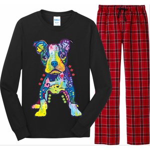 On My Own Puppy Dean Russo Long Sleeve Pajama Set