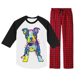 On My Own Puppy Dean Russo Raglan Sleeve Pajama Set