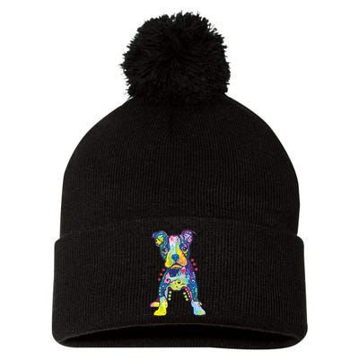 On My Own Puppy Dean Russo Pom Pom 12in Knit Beanie