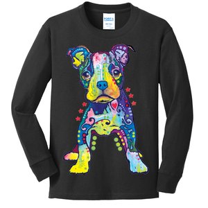 On My Own Puppy Dean Russo Kids Long Sleeve Shirt