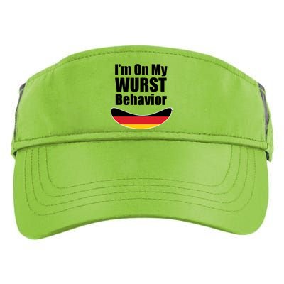 On My Worst Behavior Adult Drive Performance Visor