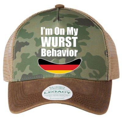 On My Worst Behavior Legacy Tie Dye Trucker Hat