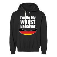 On My Worst Behavior Garment-Dyed Fleece Hoodie
