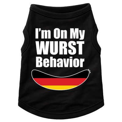 On My Worst Behavior Doggie Tank