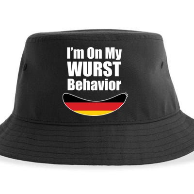 On My Worst Behavior Sustainable Bucket Hat