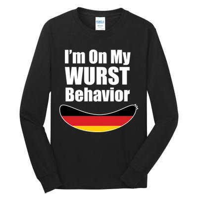 On My Worst Behavior Tall Long Sleeve T-Shirt