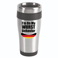 On My Worst Behavior 16oz Travel Tumbler