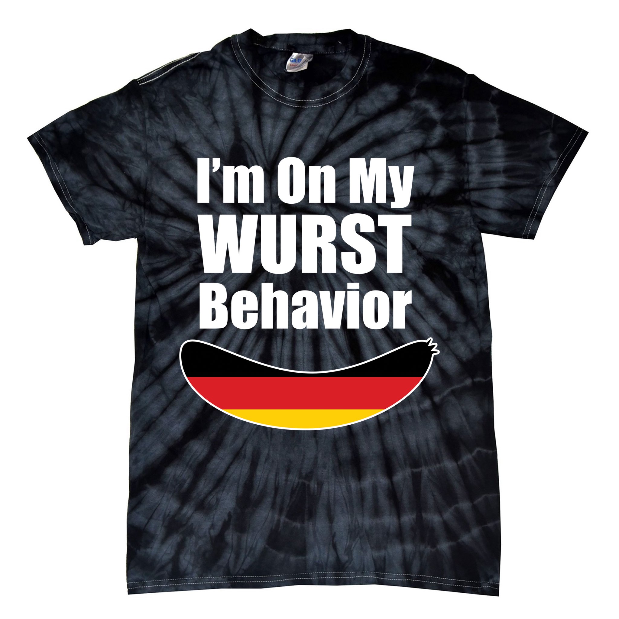 On My Worst Behavior Tie-Dye T-Shirt