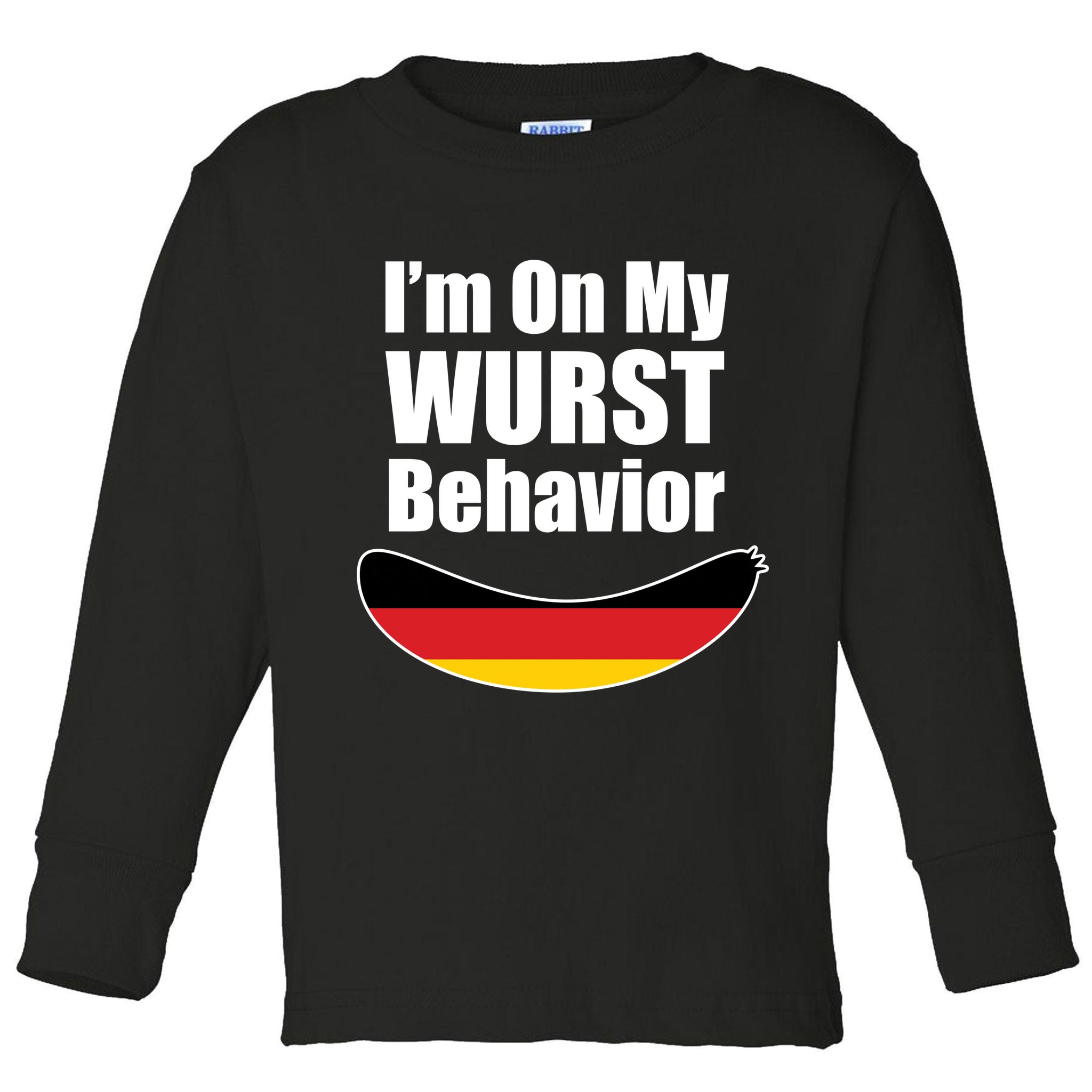 On My Worst Behavior Toddler Long Sleeve Shirt