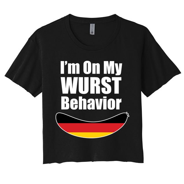 On My Worst Behavior Crop Top
