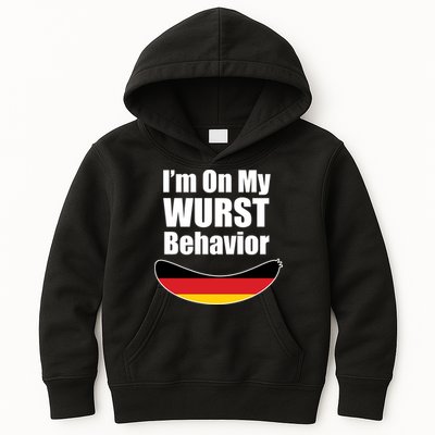 On My Worst Behavior Kids Hoodie