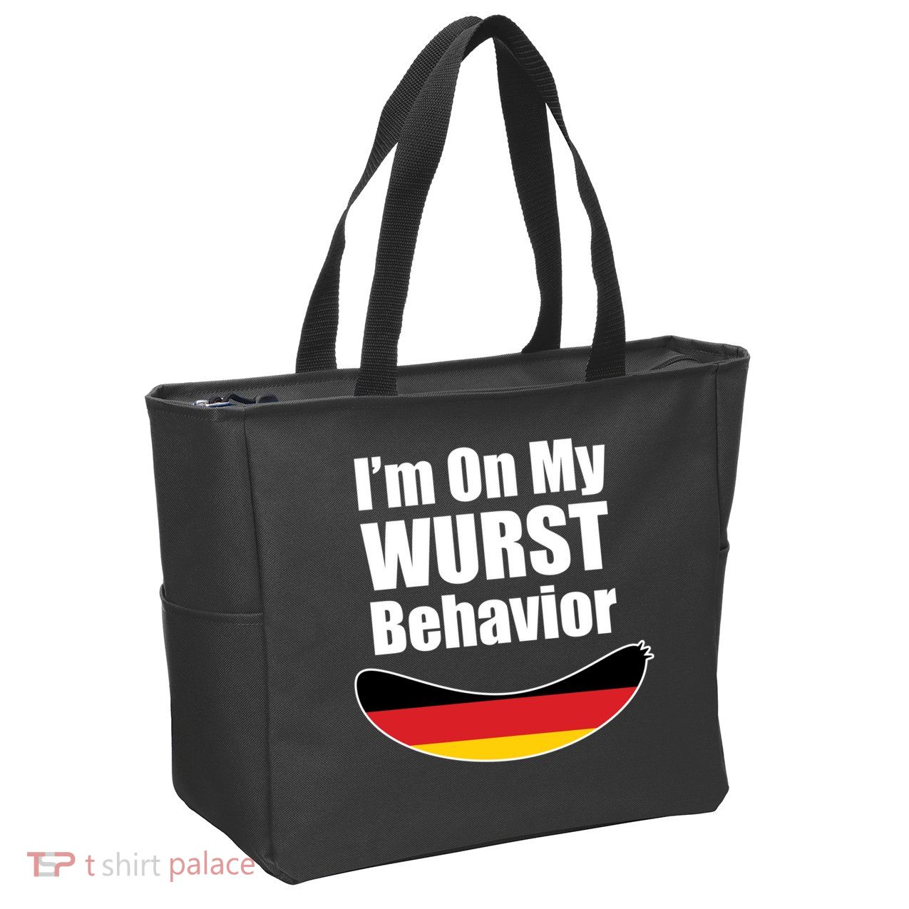 On My Worst Behavior Zip Tote Bag