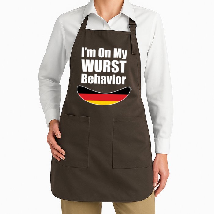 On My Worst Behavior Apron