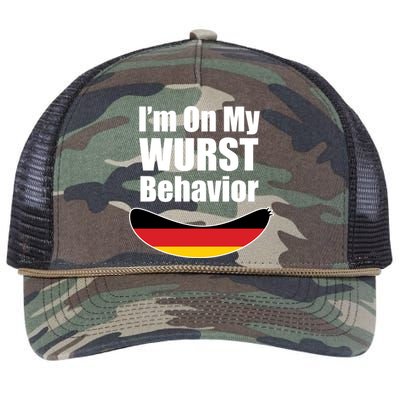 On My Worst Behavior Retro Rope Trucker Hat Cap