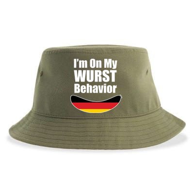 On My Worst Behavior Sustainable Bucket Hat