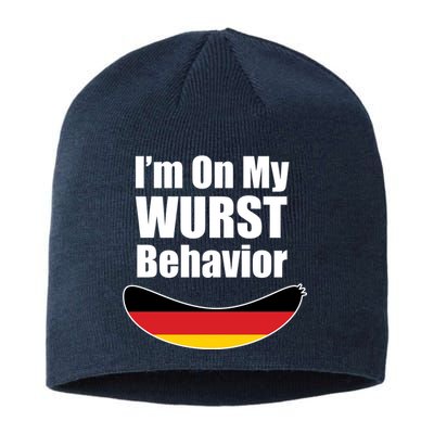 On My Worst Behavior Sustainable Beanie