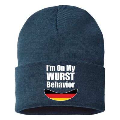 On My Worst Behavior Sustainable Knit Beanie