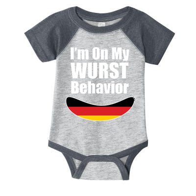 On My Worst Behavior Infant Baby Jersey Bodysuit