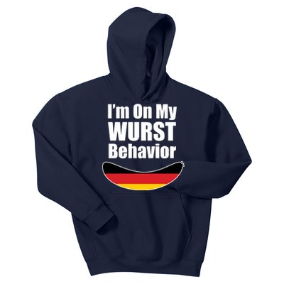 On My Worst Behavior Kids Hoodie