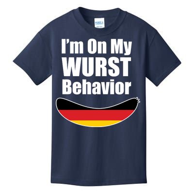 On My Worst Behavior Kids T-Shirt