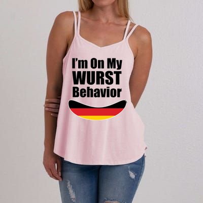 On My Worst Behavior Women's Strappy Tank