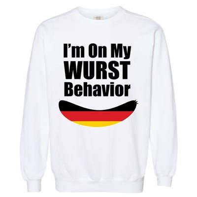 On My Worst Behavior Garment-Dyed Sweatshirt