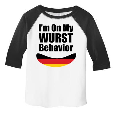 On My Worst Behavior Toddler Fine Jersey T-Shirt