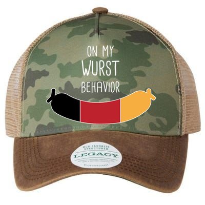 On My Worst Behavior Oktoberfest Legacy Tie Dye Trucker Hat