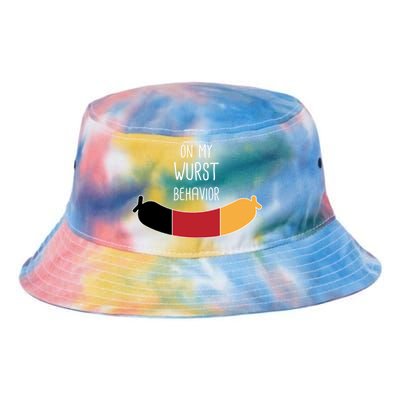 On My Worst Behavior Oktoberfest Tie Dye Newport Bucket Hat