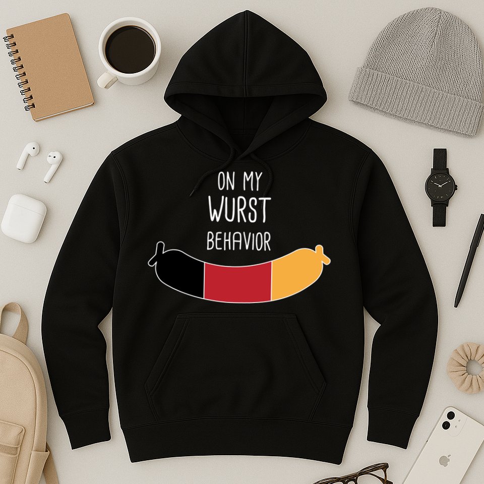 On My Worst Behavior Oktoberfest Hoodie