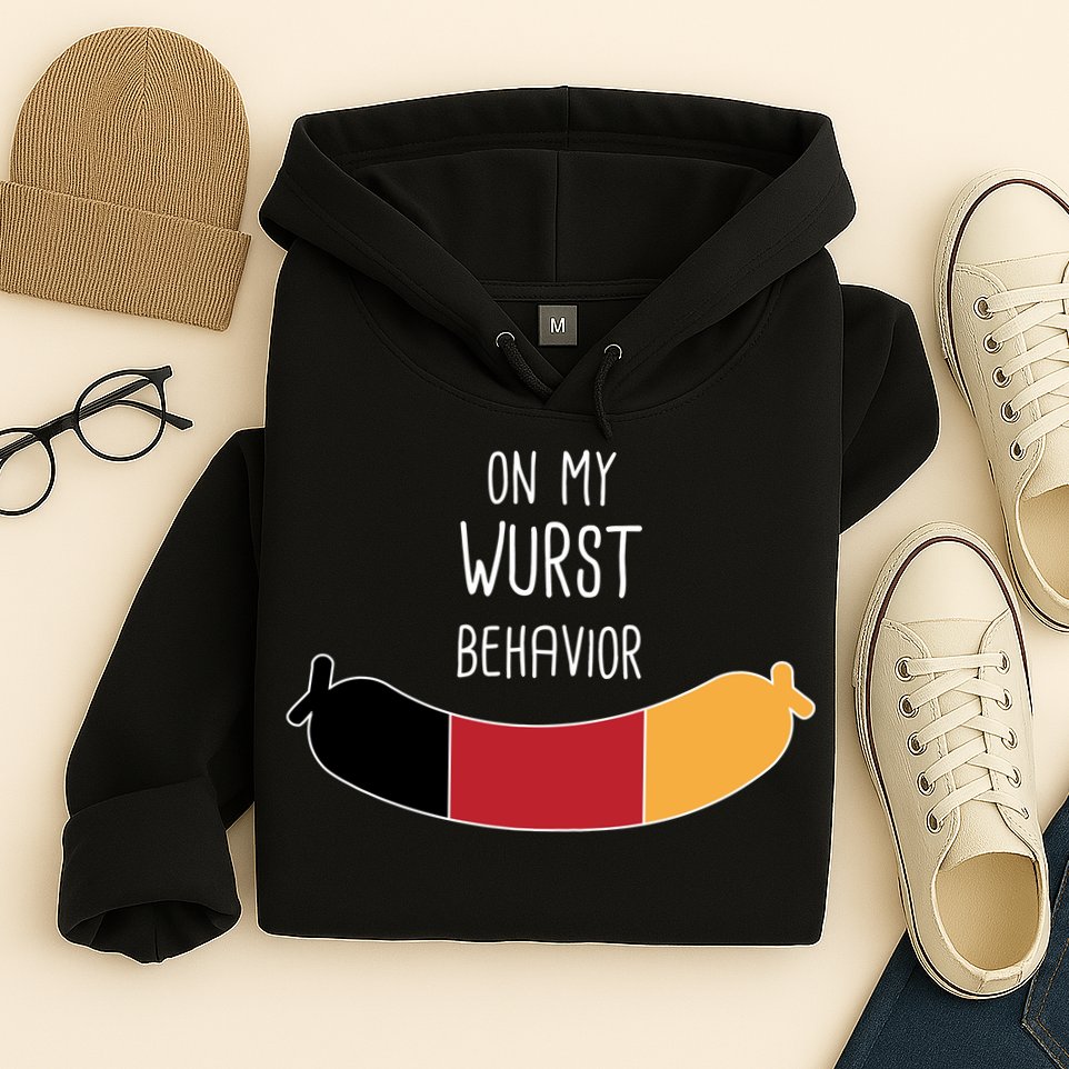 On My Worst Behavior Oktoberfest Hoodie