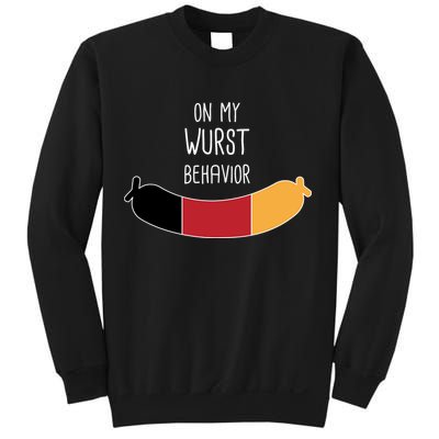 On My Worst Behavior Oktoberfest Sweatshirt