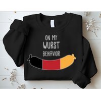 On My Worst Behavior Oktoberfest Sweatshirt