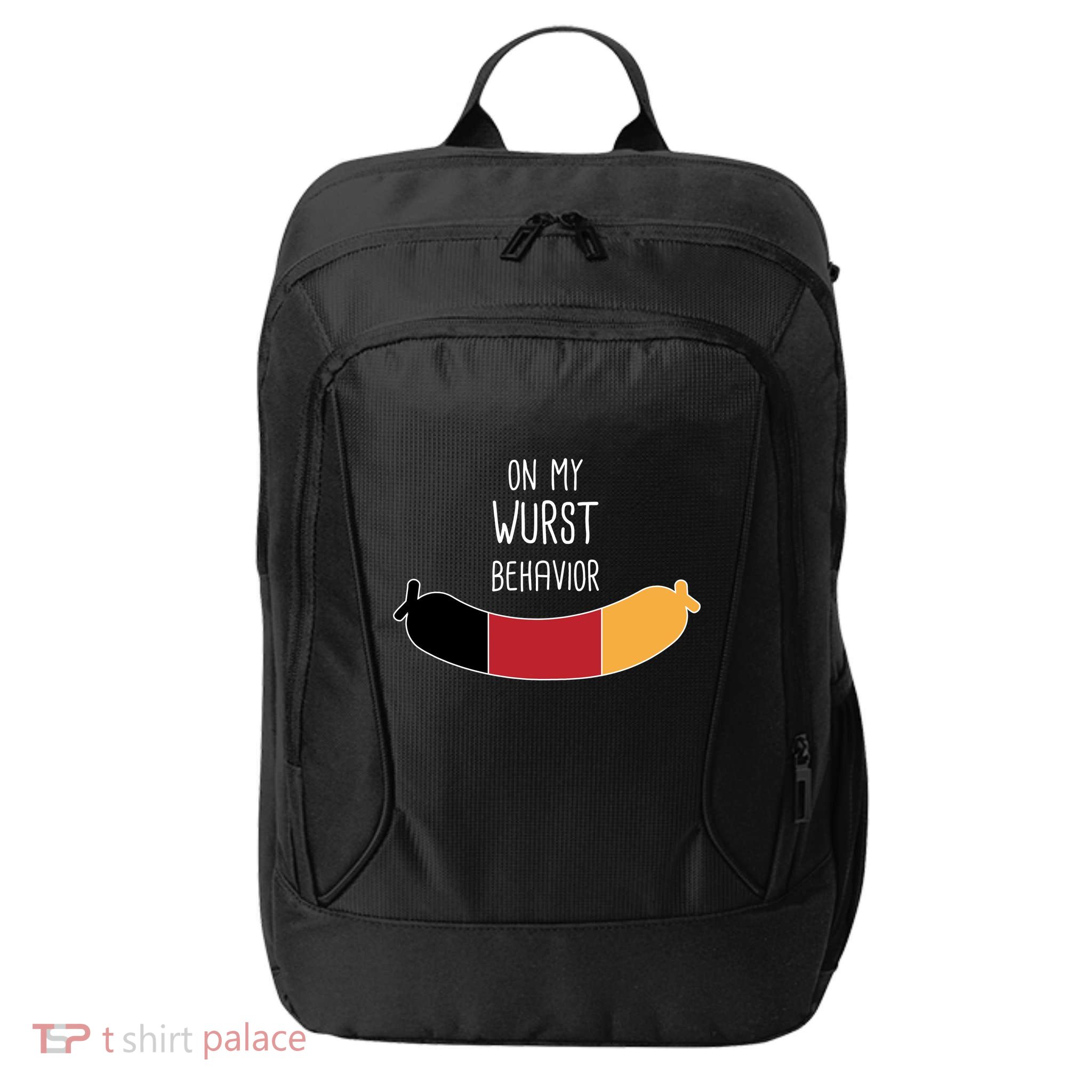 On My Worst Behavior Oktoberfest City Backpack