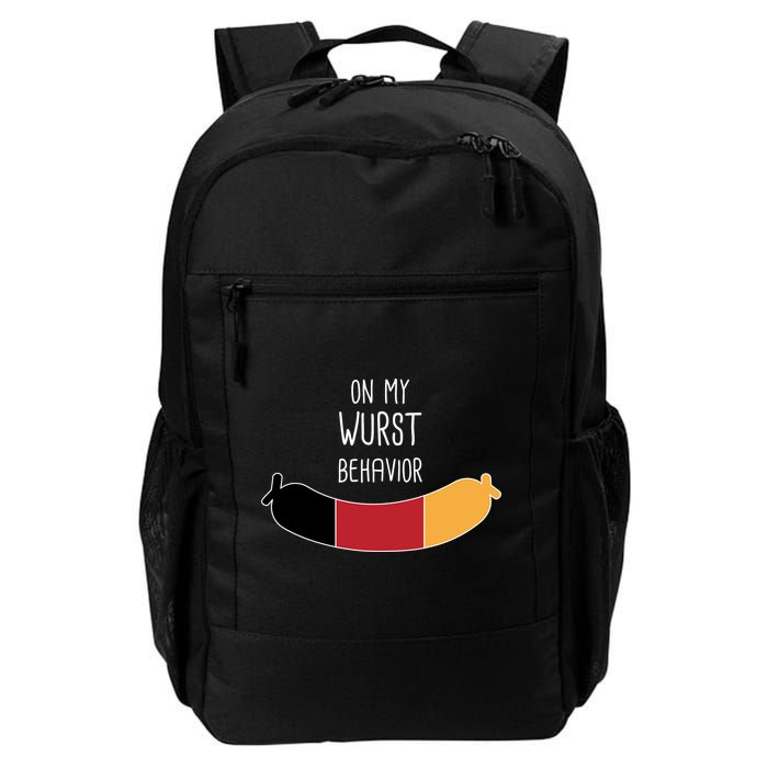 On My Worst Behavior Oktoberfest Backpack