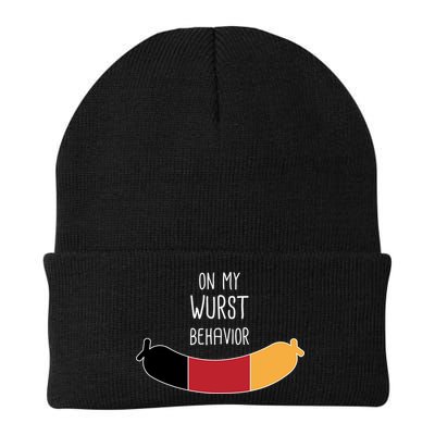 On My Worst Behavior Oktoberfest Beanie