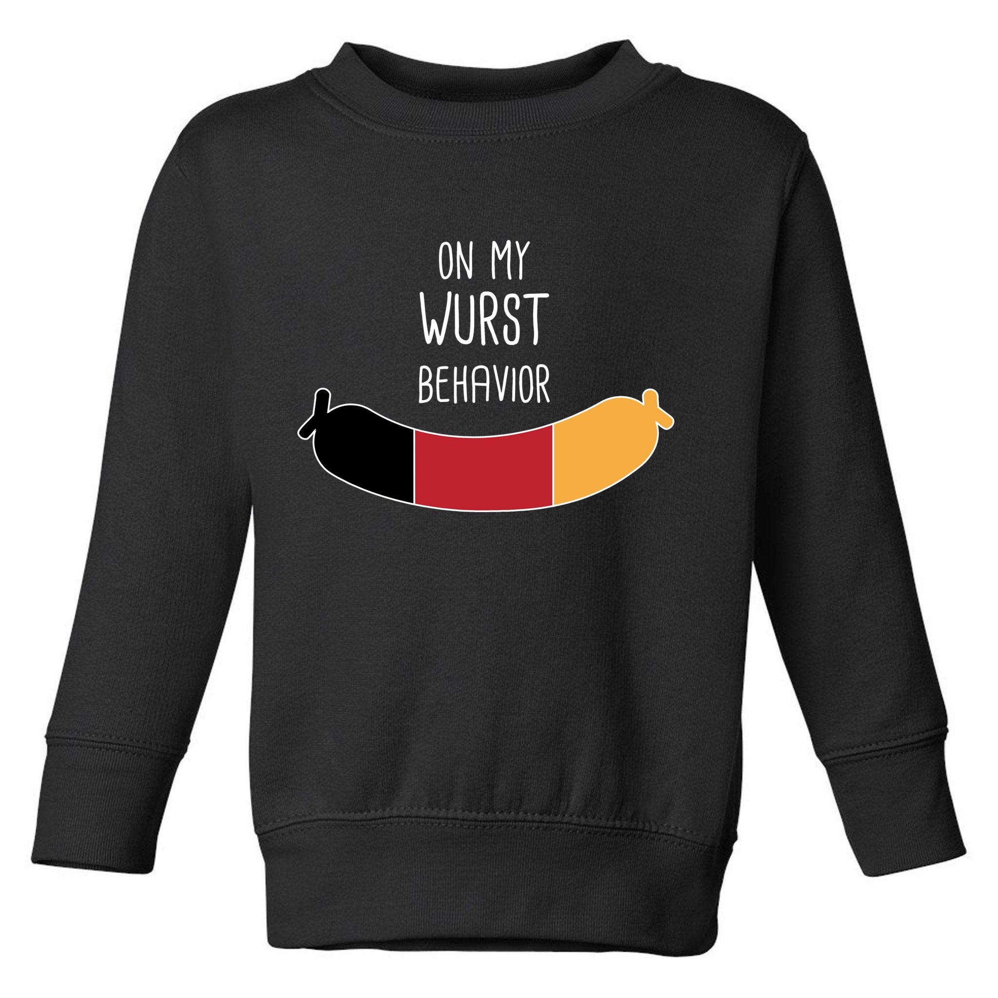 On My Worst Behavior Oktoberfest Toddler Sweatshirt