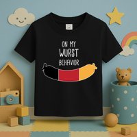 On My Worst Behavior Oktoberfest Toddler T-Shirt