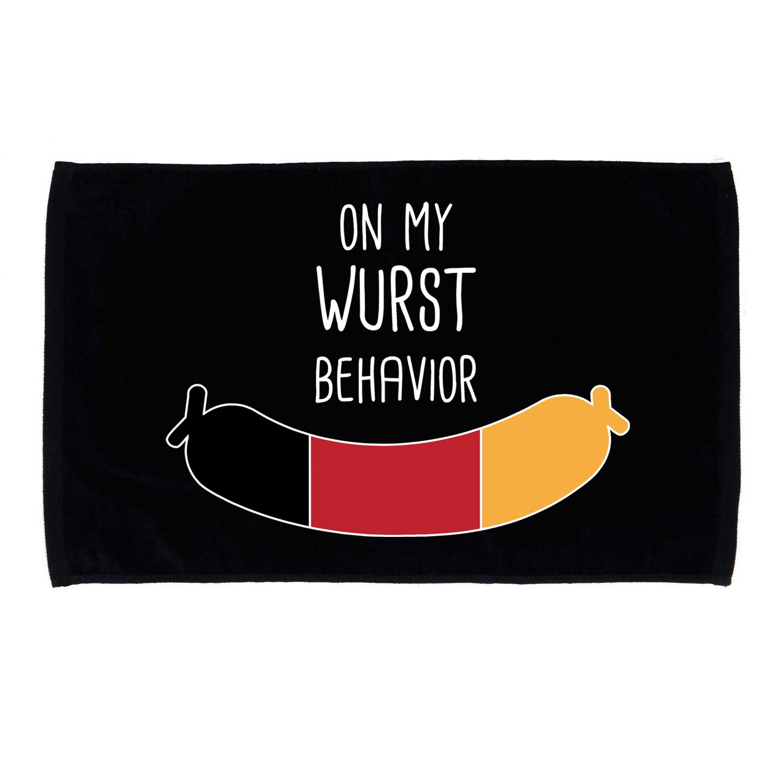 On My Worst Behavior Oktoberfest Microfiber Hand Towel