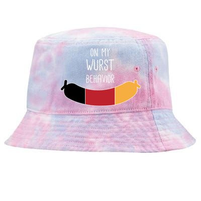 On My Worst Behavior Oktoberfest Tie-Dyed Bucket Hat