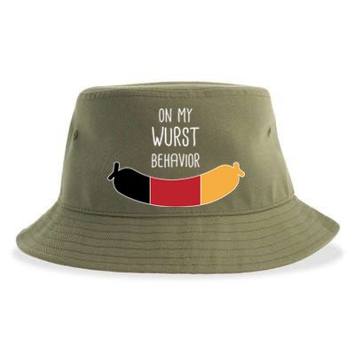 On My Worst Behavior Oktoberfest Sustainable Bucket Hat