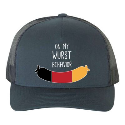 On My Worst Behavior Oktoberfest Yupoong Adult 5-Panel Trucker Hat