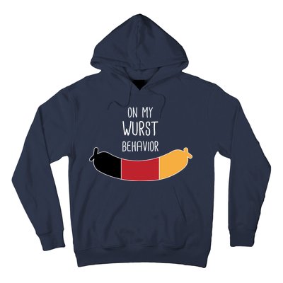 On My Worst Behavior Oktoberfest Hoodie