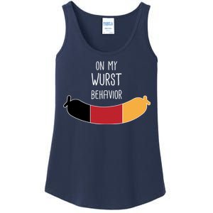 On My Worst Behavior Oktoberfest Ladies Essential Tank