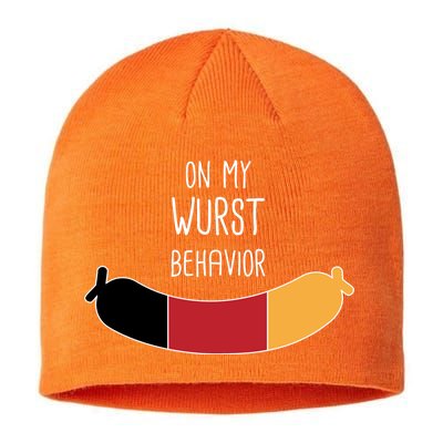 On My Worst Behavior Oktoberfest Sustainable Beanie