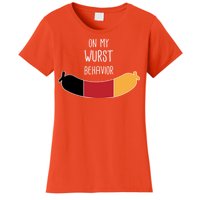 On My Worst Behavior Oktoberfest Women's T-Shirt